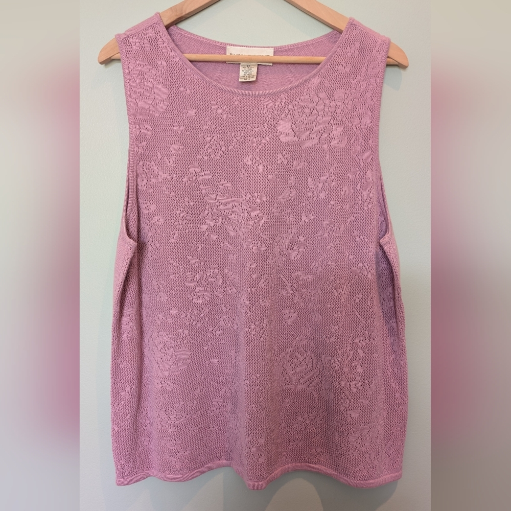 Elegant Lavender Knit Camisole